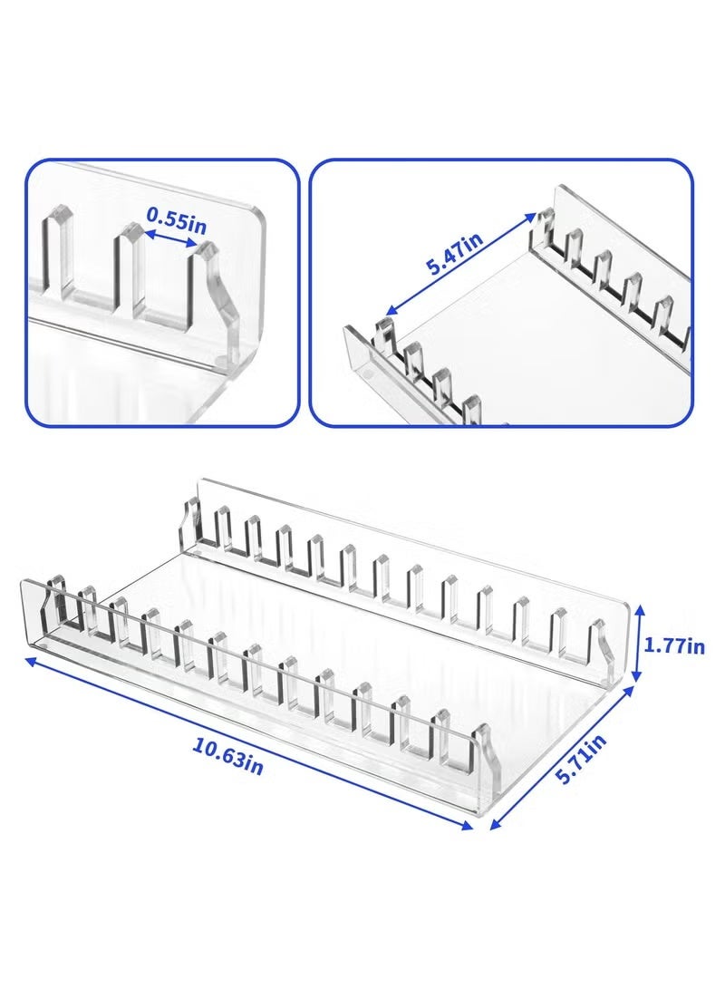 EMAAZZ LLC Clear Acrylic Video Game Storage Organizer Stand  Game Holder for PS5, PS4 & PS3 Game Cases, Stores up to 12 Game Boxes - Image 3